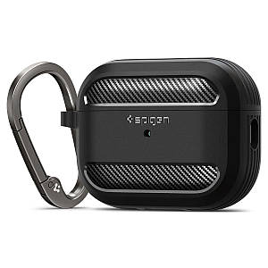 Чохол Spigen Rugged Armor case до Apple AirPods Pro 2 Black (ACS05482)