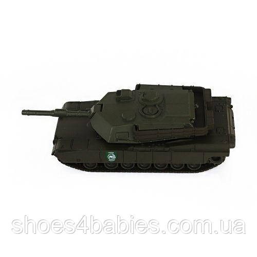 Металева машинка "Шеврони Героїв" — Танк — "1 ОТБр"