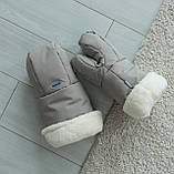 Теплі зимові рукавички Iceberg Kids Fantasy для колясок для санок муфта теплі рукавиці на коляску, фото 4