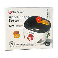 Сортер у формі яблука Top Bright 7 форм кольори пластик дерево уп 16,6*15,2*17,6см (121009), фото 5