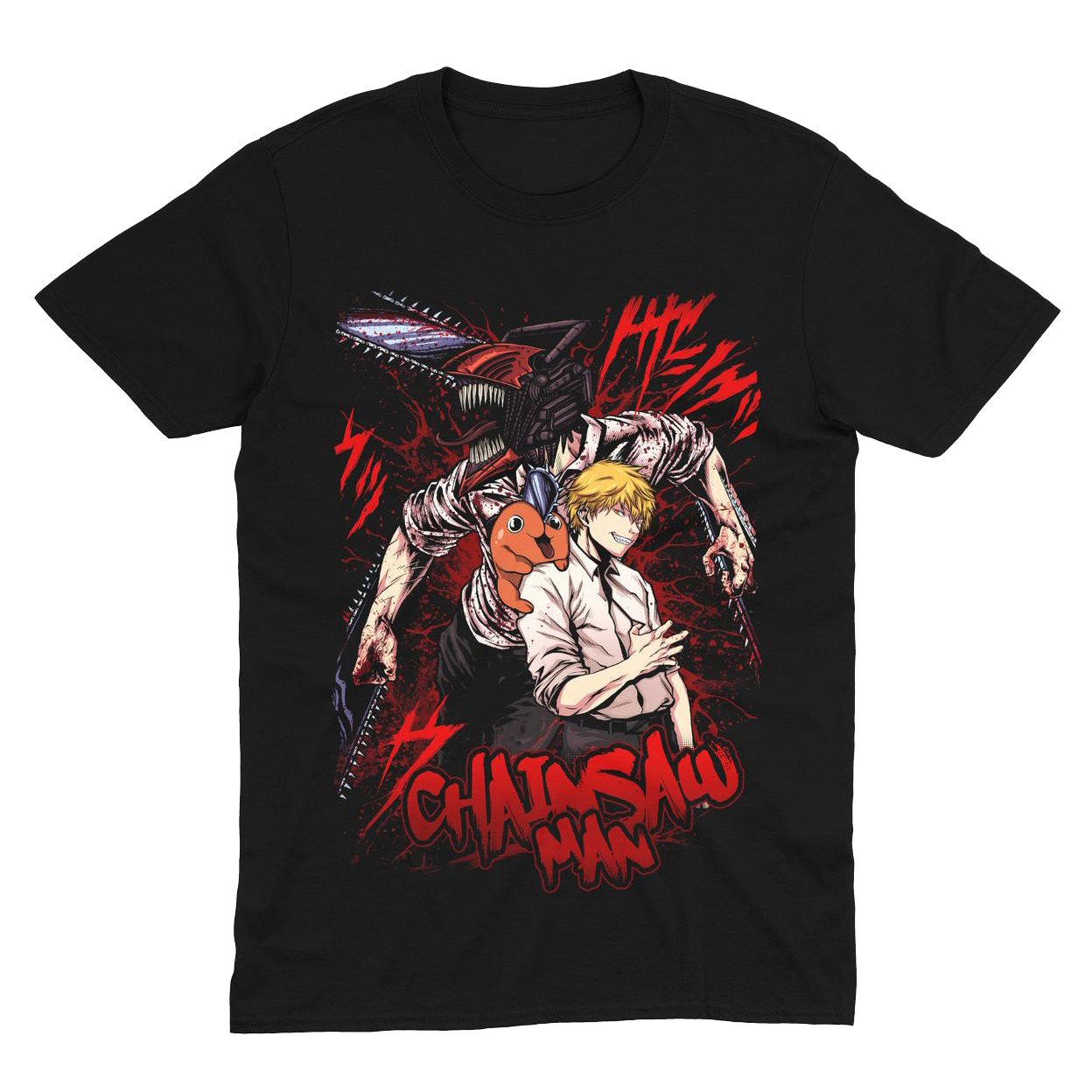 Футболка Денджі Почіта - Людина-бензопила | Denji - Chainsaw Man, фото 1