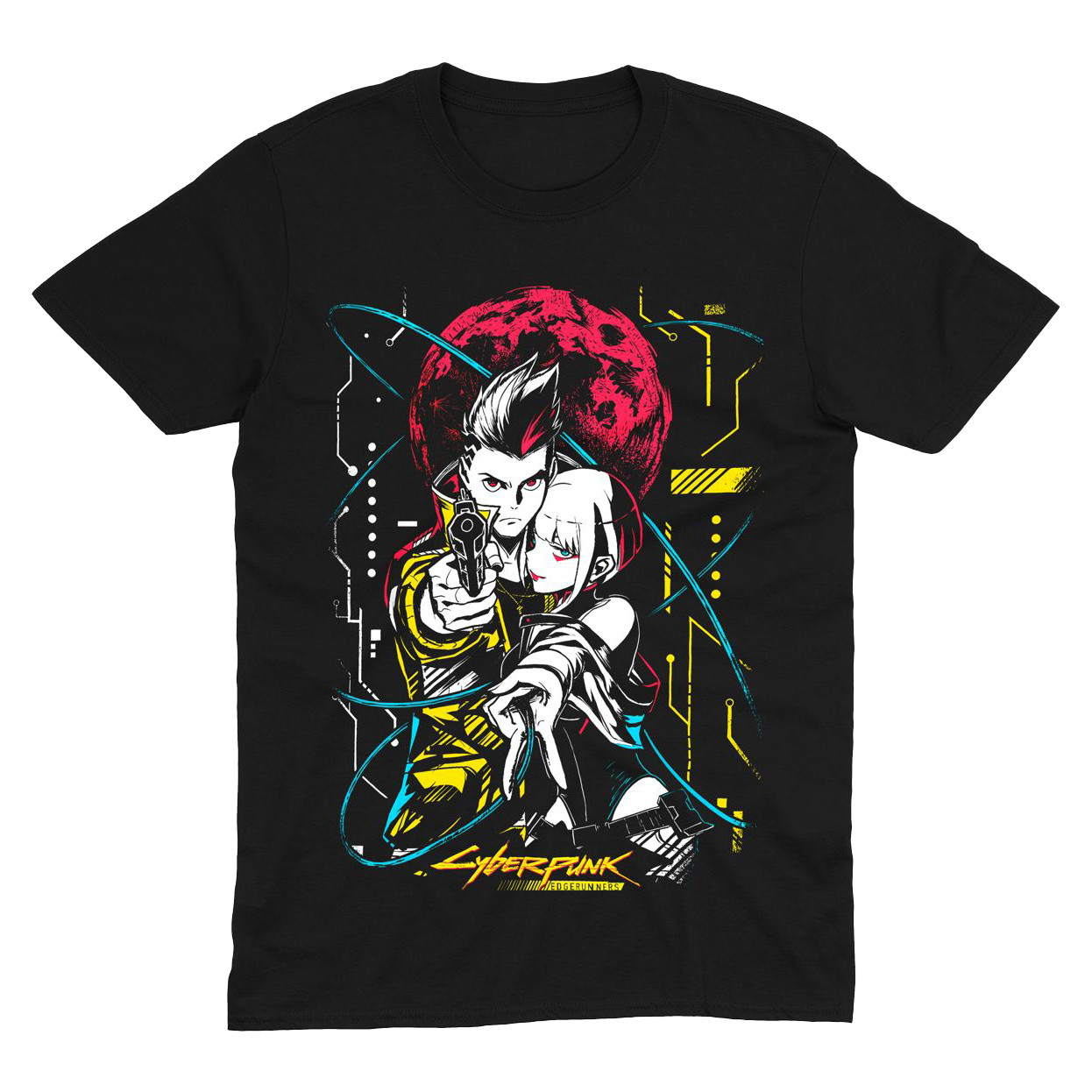Футболка Девід Мартінес Люсі - Кіберпанк: Ті, що біжать по краю | David Martinez - Cyberpunk Edgerunners