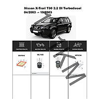 Комплект фільтрів Nissan X-Trail T30 2.2 DI Turbodiesel (2003) WIX