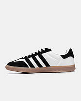 Жіночі Кросівки Adidas Samba x Stussy 8 Ball Concept White Black / Адідас Самба Стуссі 8 Болл Концепт Білі, фото 5