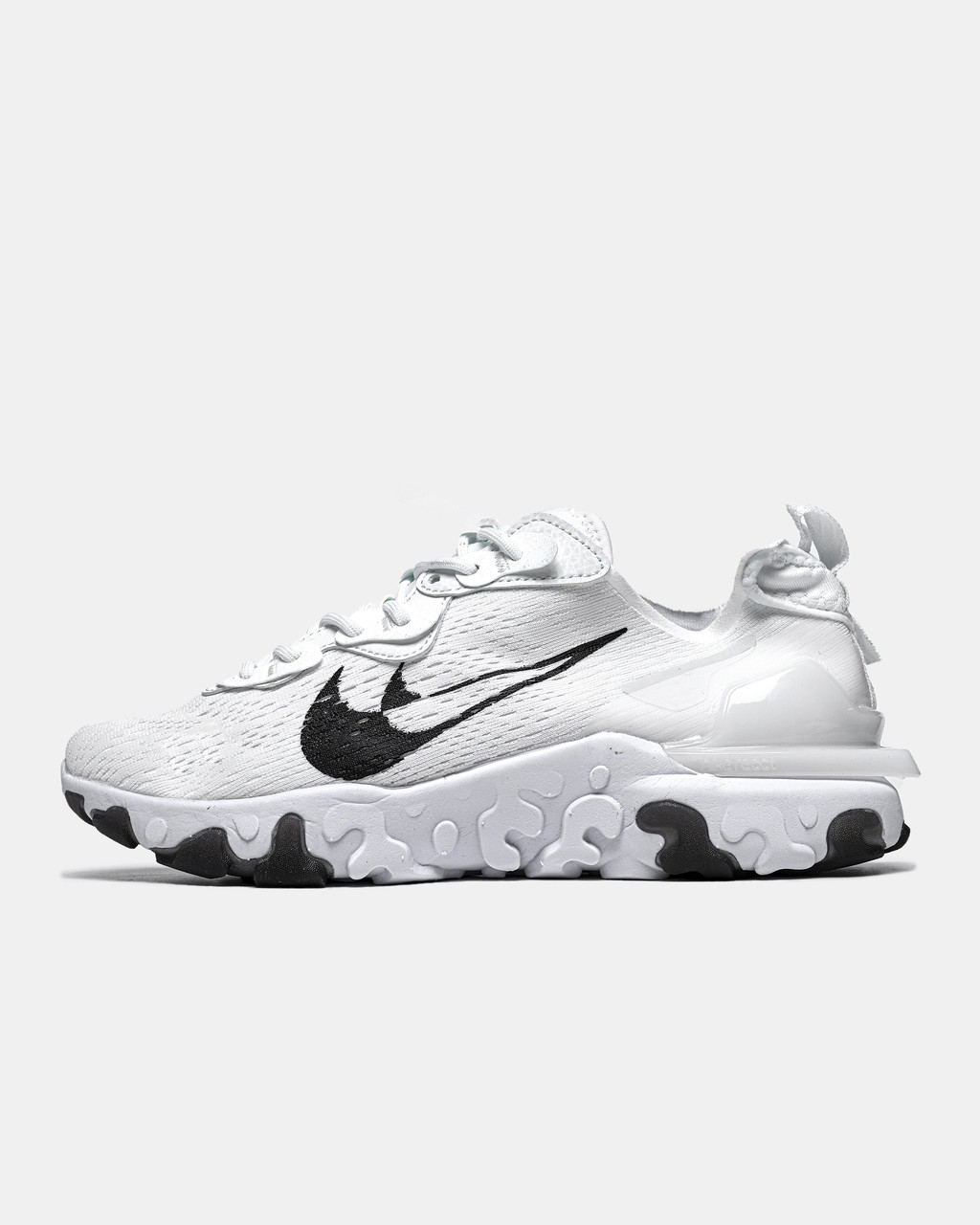 Чоловічі Кросівки Nike React Vision White Black / Найк Реакт Віжен Білі з Чорним