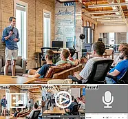Нагрудна боді-камера з поворотною лінзою та датчиком руху L9 1080p Full HD Боді-камера з дисплеєм, фото 5