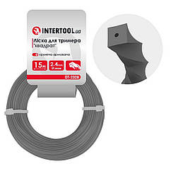 "Ліска для тримера"квадрат" вита армована, 2.4 мм x 15 м"