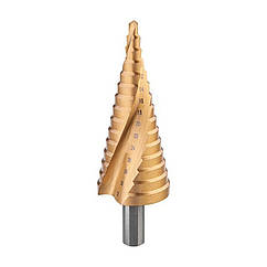 Свердло ступеневе для металу спіральне 4-32 мм