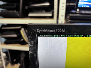 Широкоформатний РК-монітор 22 дюйми Samsung SyncMaster E2220NW No 2400808602, фото 3