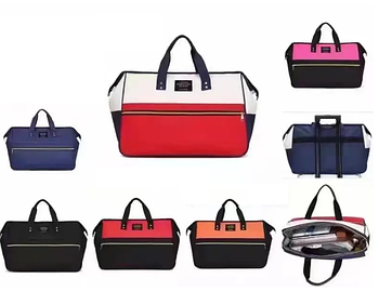 Сумка спортивна дорожня 51*35 см на блискавці із різних варіантів Inna