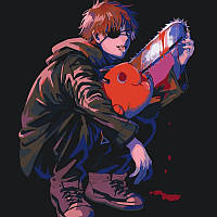 Картина за номерами Денджі - Людина-бензопила | Denji - Chainsaw Man