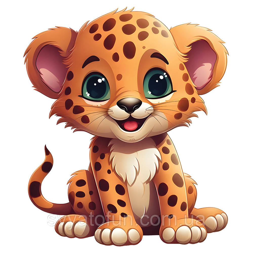 Ростова фігура "Леопардик" 100х86 см