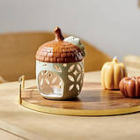 Керамічний свічник Жолудь, фото 3