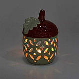 Керамічний свічник Жолудь, фото 7