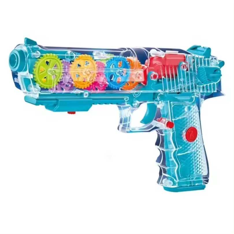 Дитячий музичний LED пістолет із шестернями Gear Light Gun