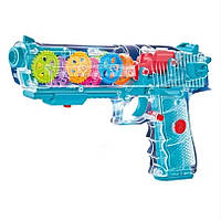 Дитячий музичний LED пістолет із шестернями Gear Light Gun