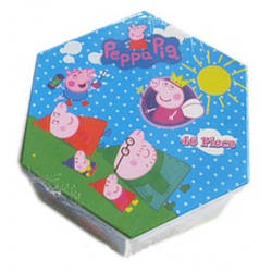 Набір для дитячої творчості "Свинка Пеппа" (46 предметів) шестигранний