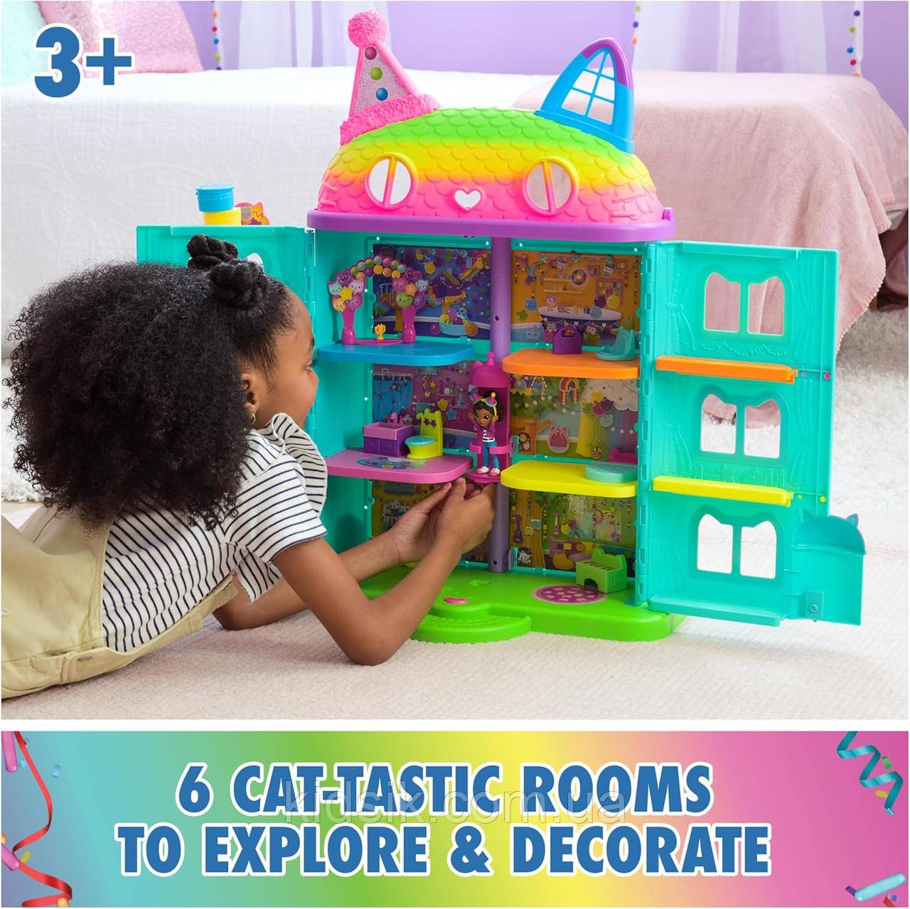 Ляльковий будиночок Габбі , райдужний ляльковий будиночок Gabby's Dollhouse Rainbow