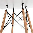 Стіл обідній ЕТНА MDF (D=100cm), білий, фото 3