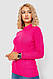 Кофта жіноча однотонна базова, колір рожевий, 244R2032, фото 3