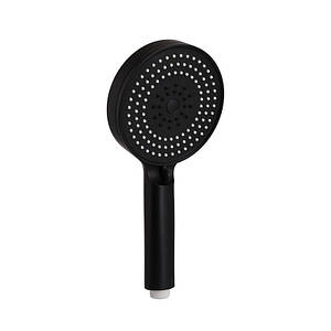 Qtap Rucni Лейка для ручного душа d130 мм, Matt Black округла QTRUC125BLM45951