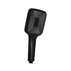 Qtap Rucni Лійка для ручного душу 140x110 мм, Matt Black прямокутна QTRUC125BLM45955