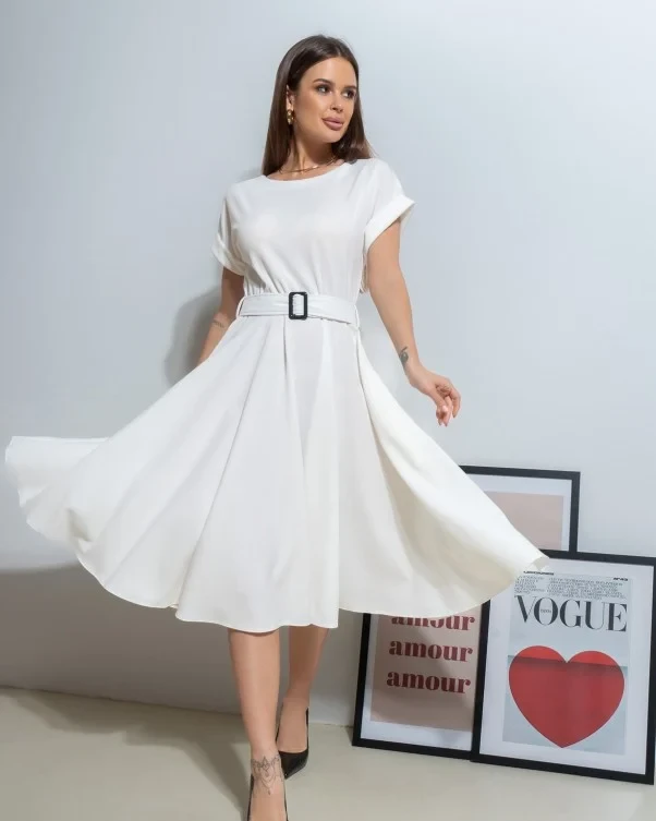 Плаття ISSA PLUS 14529 S білий
