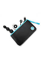 Анальне пробка з вібрацією B-vibe Triplet Anal Beads Black AIW Or2501, фото 5