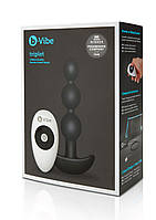 Анальне пробка з вібрацією B-vibe Triplet Anal Beads Black AIW Or2501, фото 10