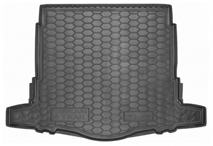 Килимок у багажник Nissan X-Trail 2017- з докаткою Avto-Gumm, фото 1