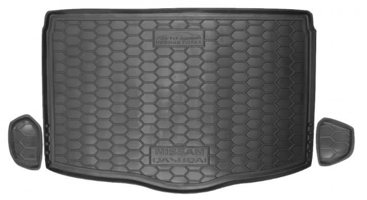 Килимок у багажник Nissan Qashqai 2017 — нижня полиця Avto-Gumm, фото 1