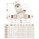 Редуктор тиску води CALEFFI 1 1/4" мембранний статичний (25 бар) 535070, фото 4