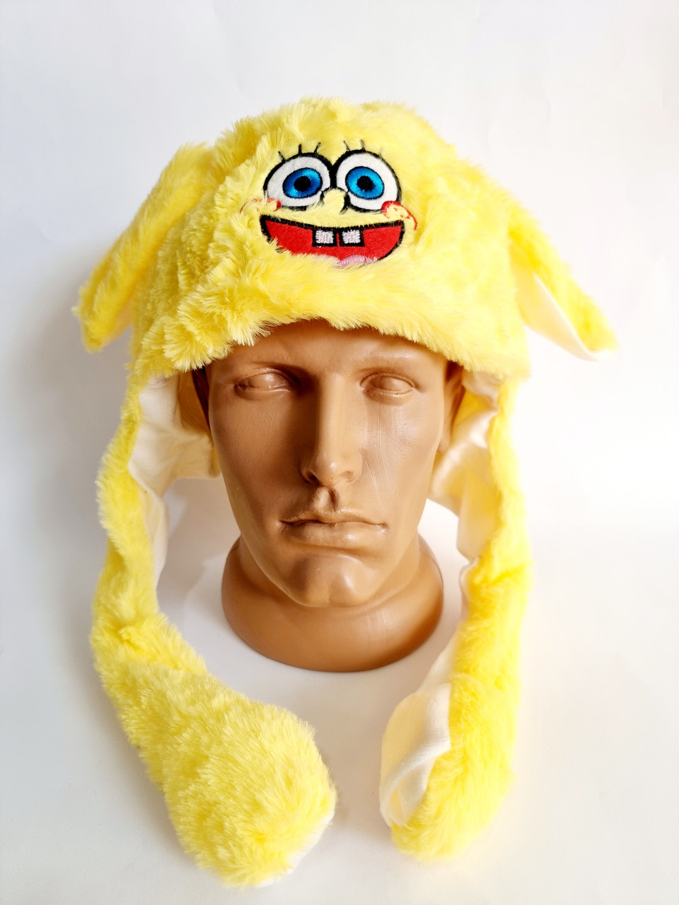 Шапка Губка Спанч Боб з піднімаючими вухами що світяться, розмір 52-56