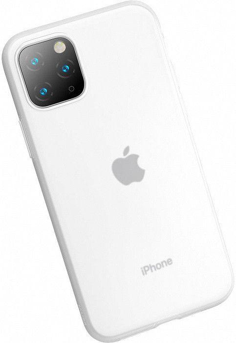 Чохол Baseus Jelly Liquid Silica Gel для iPhone 11 Pro Max Transparent White (WIAPIPH65S-GD02)