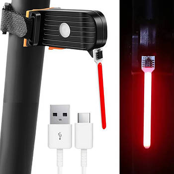 Задній велосипедний ліхтар 300мАч, 8821-LED / Ліхтарик на велосипед / Велоліхтар / Ліхтар на велосипед