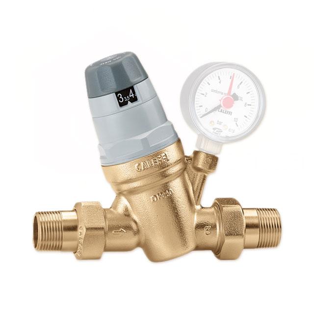 Редуктор давления воды CALEFFI DN 2" (1-6 бар) мембранный статический ...