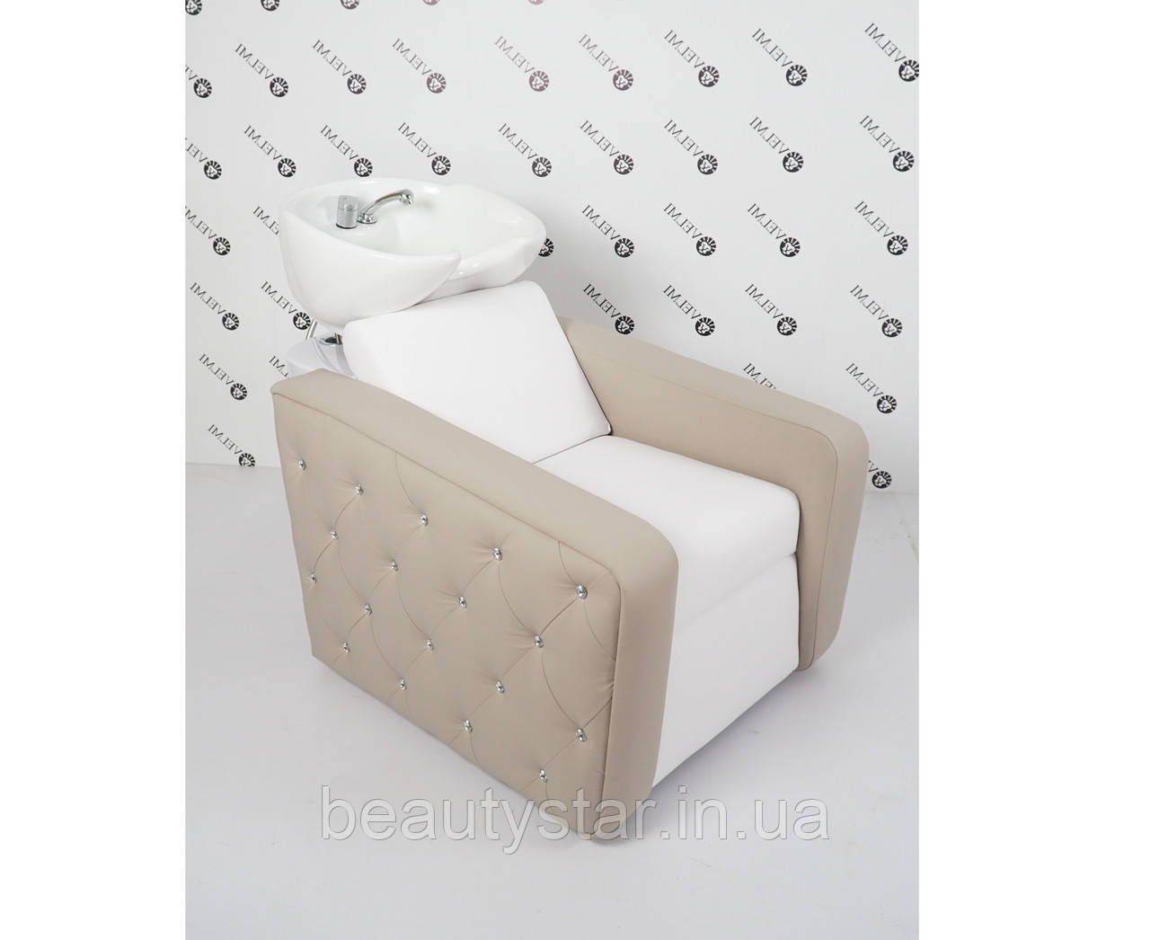 Мийка для перукарських салонів краси Passion крісло для миття голови з глибокою керамікою New York Vm_2016, фото 1