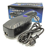 Одноканальний компресор SUNSUN CAP-10 4W;  5 л/хв для акваріума або ставка до 1000 л, фото 2