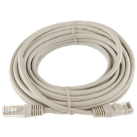 Комп'ютерний штекер 8Р8С — штекер 8Р8С, UTP 4пари, кат-5Е, сірий 2 м