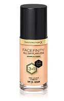 Тональна основа для обличчя Max Factor Facefinity All Day Flawless 3-In-1 Foundation SPF 20, 50 Natural, 30 мл