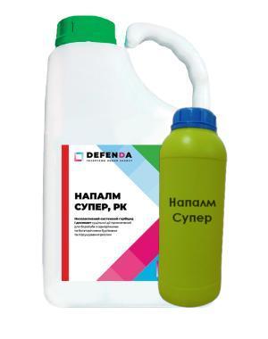 Гербіцид Напалм Супер (Раундап Екстра) 1л ( десикант сої, кукурудзи) калійна сіль гліфосату 663 г/л (від осоту)