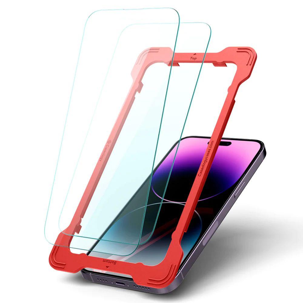 Захисне скло Caseology Snap Fit 2-Pack до iPhone 14 Pro Max Clear (AGL05212C)