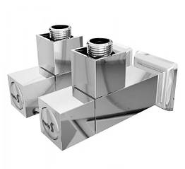 Комплект кранів кутових квадратний Mario G1/2», 2шт