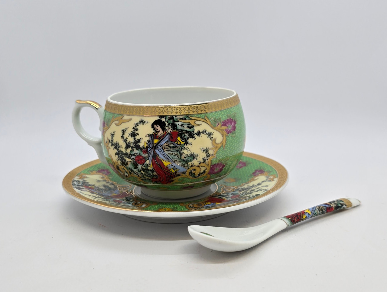 Порцеляновий набір "Східна казка" - Чашка та Блюдце, фото 1