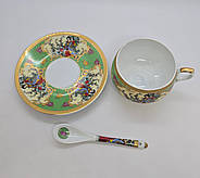 Порцеляновий набір "Східна казка" - Чашка та Блюдце, фото 4