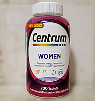 Centrum Women 200 таблеток - Вітаміни та мінерали для жінок, підтримка імунітету та кісток