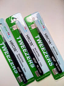 Пінцет радіотехнічний, ESD (TS-12) антимагнітний, антистатичний, VETUS