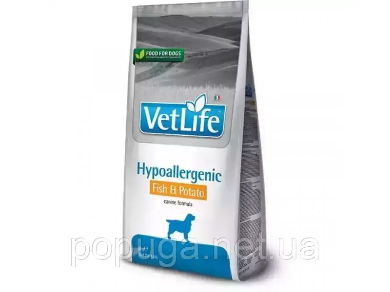 Farmina (Фарміна) Vet Life Hypoallergenic сухий лікувальний корм для собак при харчовій алергії 12кг