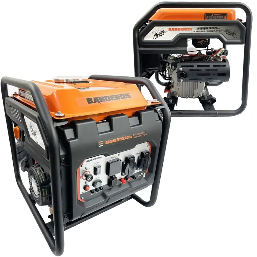 Генератор бензиновий інверторного типу 3,2-3,5 кВт BANDEROS BGG3500JO, фото 1
