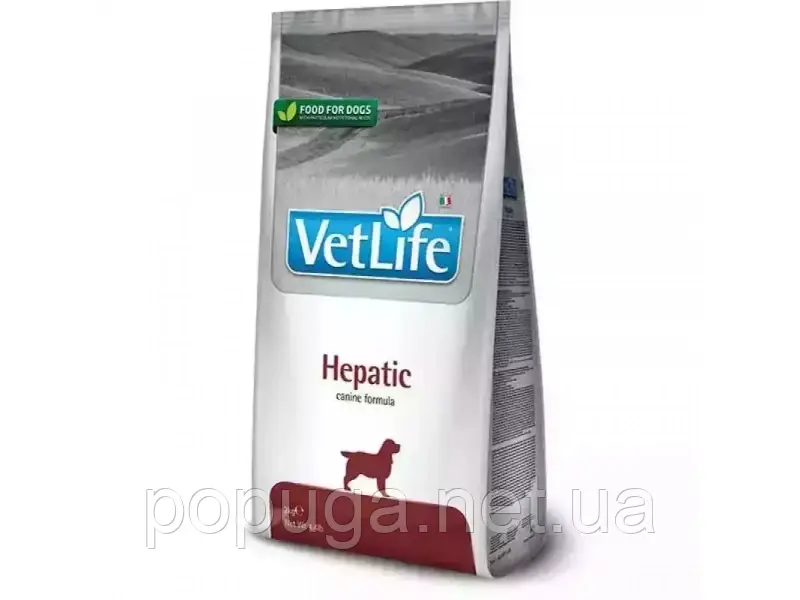 Farmina Vet Life Hepatic лікувальний корм для собак при хронічній печінковій недостатності, 2кг